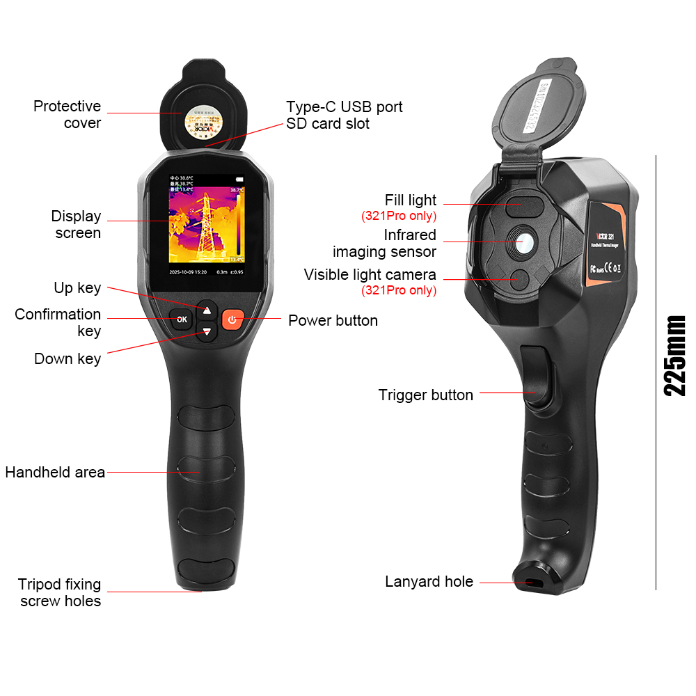 VICTOR Thermal Imager TISR 240 - огляд і ціна Nf 521 Thermal Imaging Camera