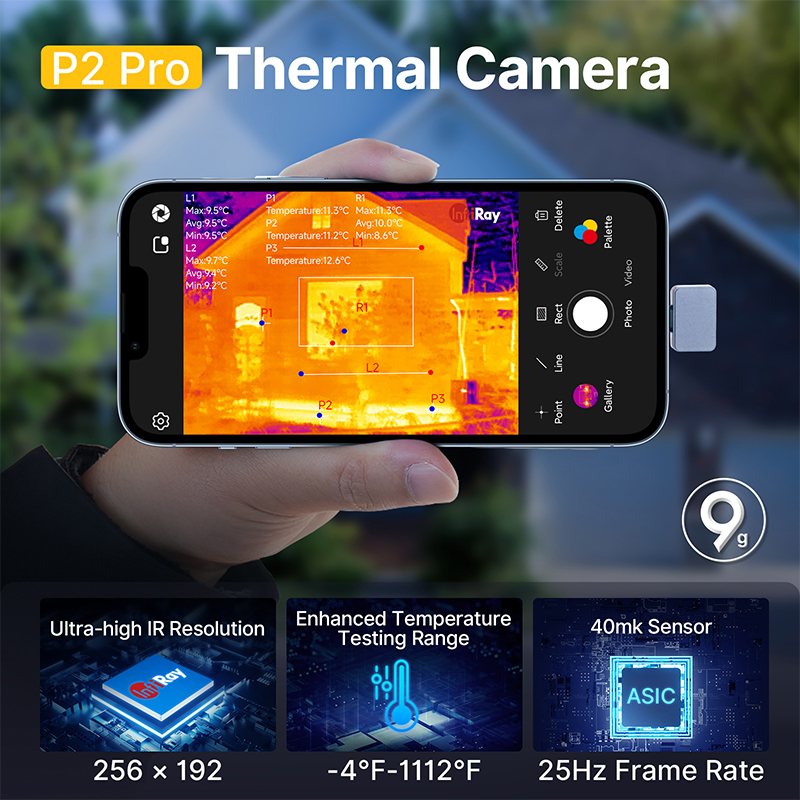 Infiray P2 Pro Thermal Camera  - огляд і ціна Nf 521 Thermal Imaging Camera