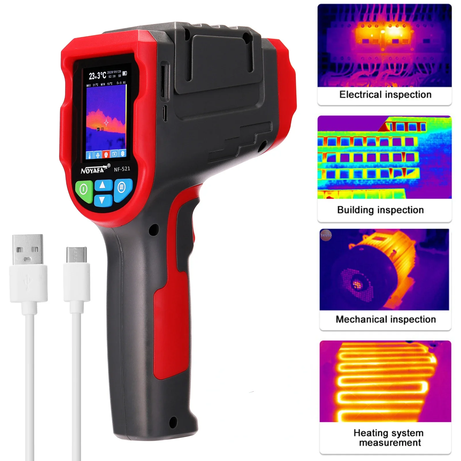 NF-521 Handheld Infrared Therm - огляд і ціна Nf 521 Thermal Imaging Camera
