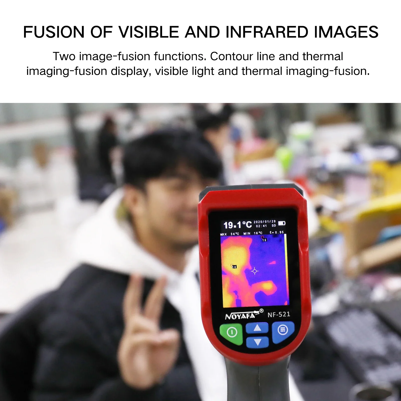 NF-521 Handheld Infrared Therm - огляд і ціна Nf 521 Thermal Imaging Camera