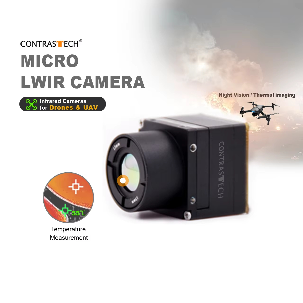 640x512 LWIR Shutterless Radio - огляд і ціна Thermal Module 640X512 Core